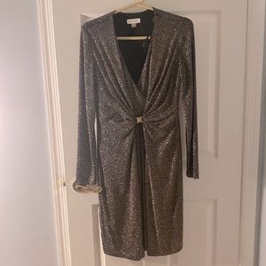 Calvin Klein Sparkle Work Event Dress